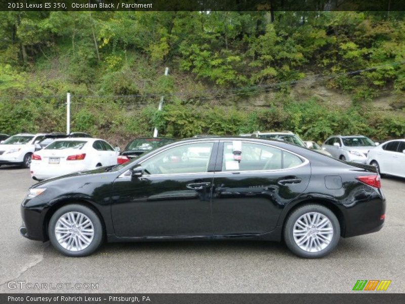 Obsidian Black / Parchment 2013 Lexus ES 350