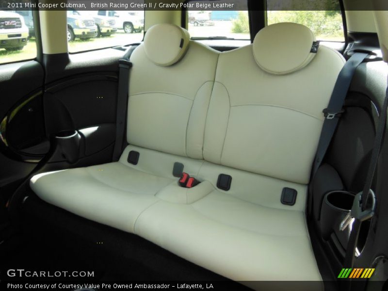 British Racing Green II / Gravity Polar Beige Leather 2011 Mini Cooper Clubman