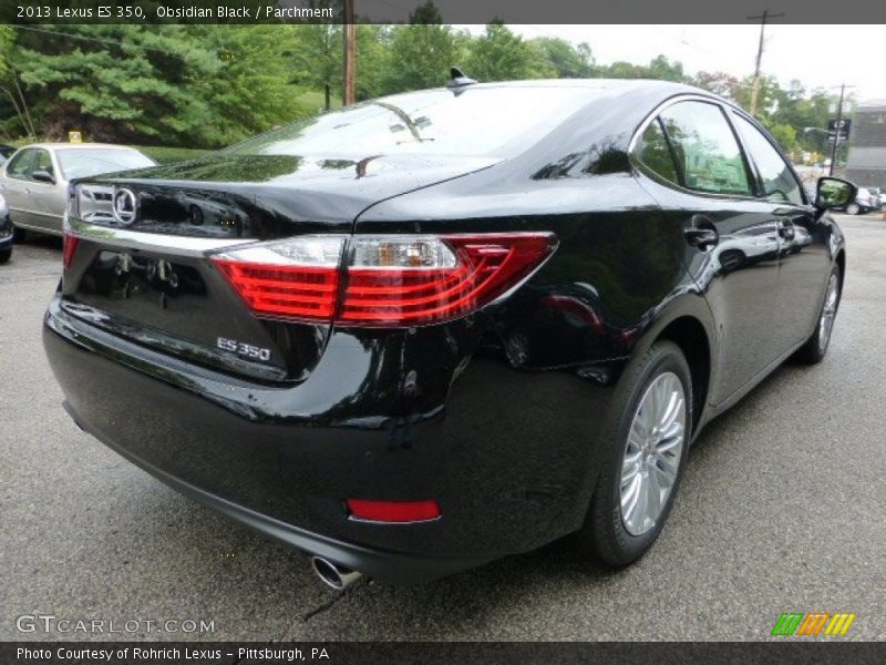 Obsidian Black / Parchment 2013 Lexus ES 350