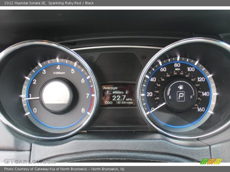  2012 Sonata SE SE Gauges