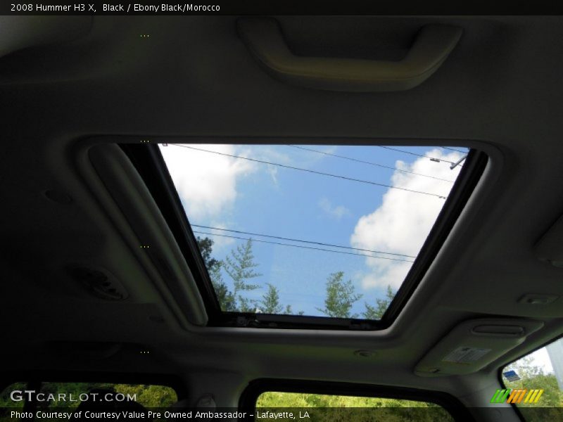 Black / Ebony Black/Morocco 2008 Hummer H3 X