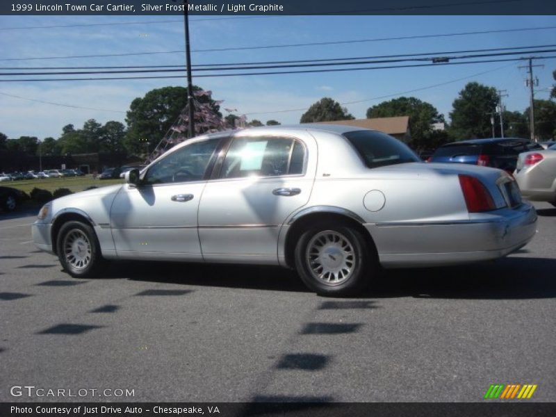 Silver Frost Metallic / Light Graphite 1999 Lincoln Town Car Cartier