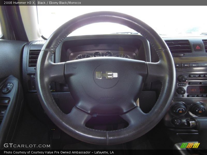 Black / Ebony Black/Morocco 2008 Hummer H3 X