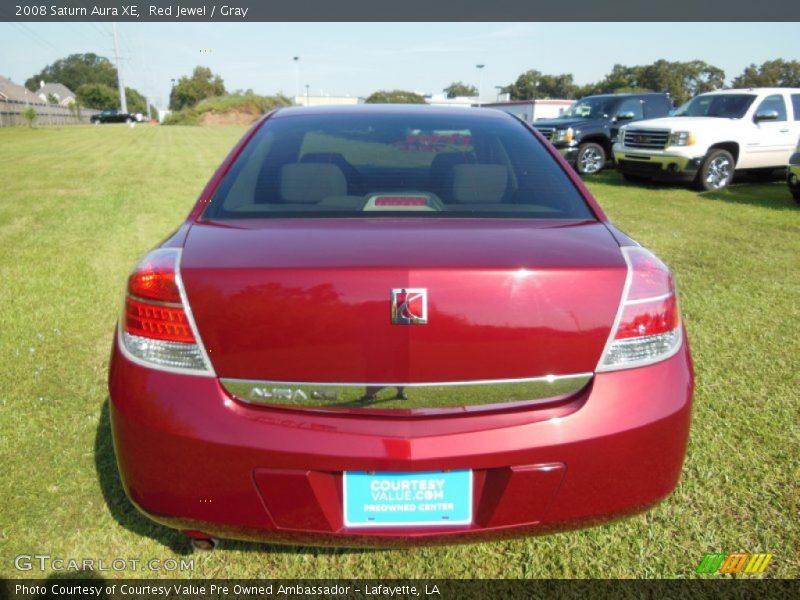 Red Jewel / Gray 2008 Saturn Aura XE
