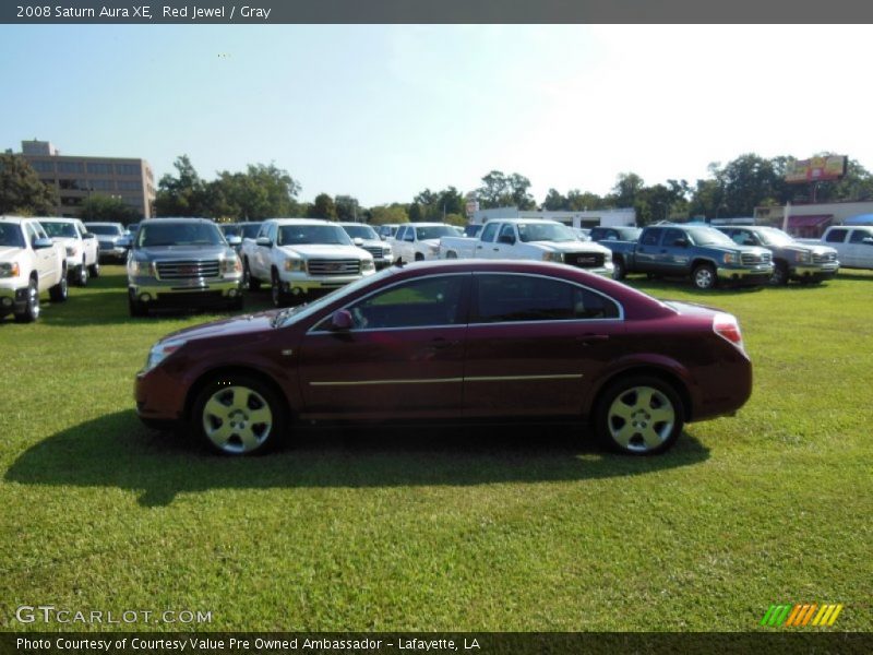 Red Jewel / Gray 2008 Saturn Aura XE