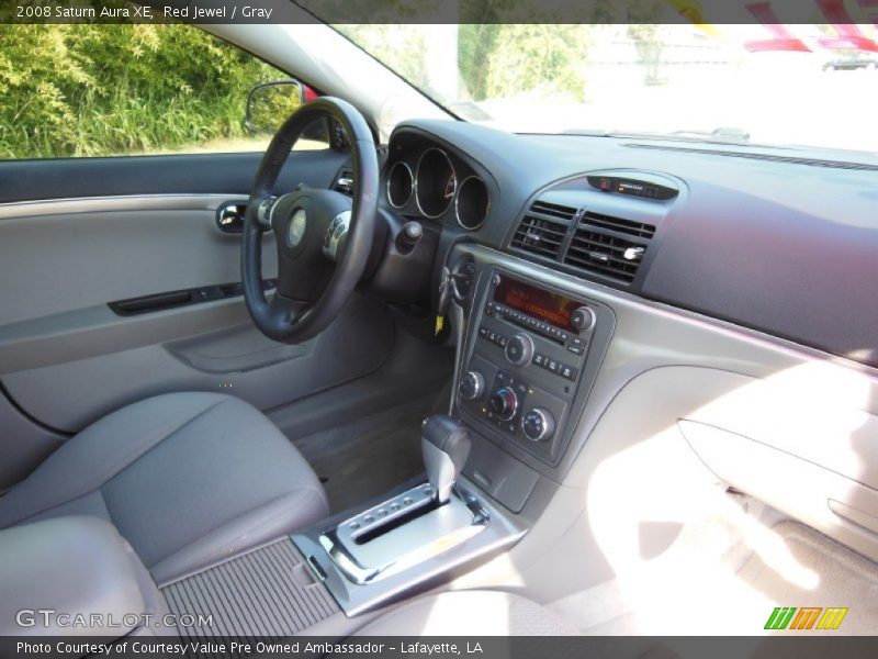 Red Jewel / Gray 2008 Saturn Aura XE