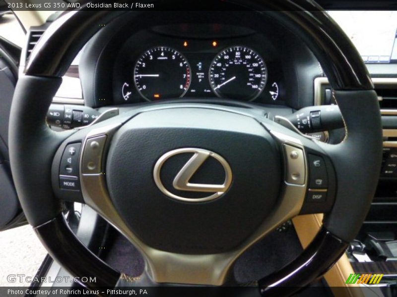 Obsidian Black / Flaxen 2013 Lexus GS 350 AWD