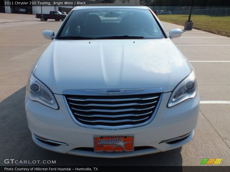 Bright White / Black 2011 Chrysler 200 Touring