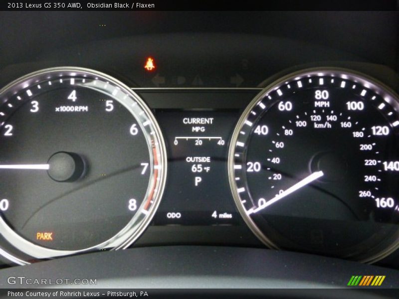 Obsidian Black / Flaxen 2013 Lexus GS 350 AWD