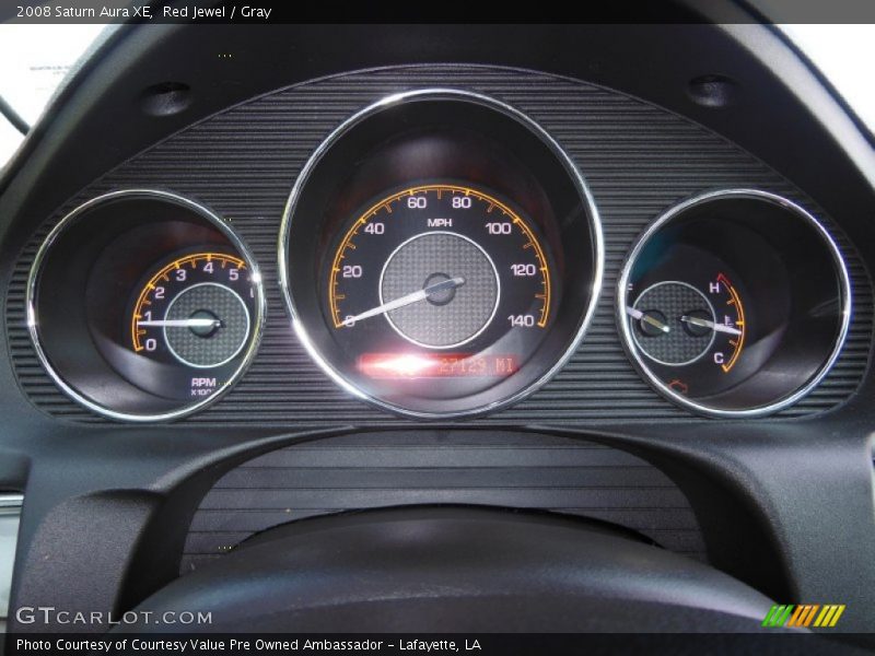 Red Jewel / Gray 2008 Saturn Aura XE