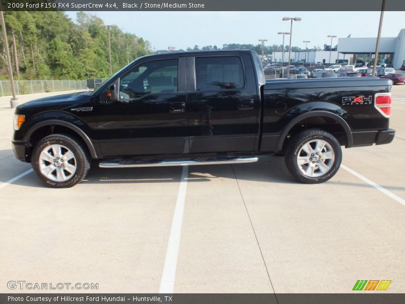 Black / Stone/Medium Stone 2009 Ford F150 FX4 SuperCrew 4x4