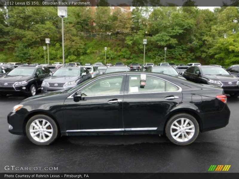 Obsidian Black / Parchment 2012 Lexus ES 350