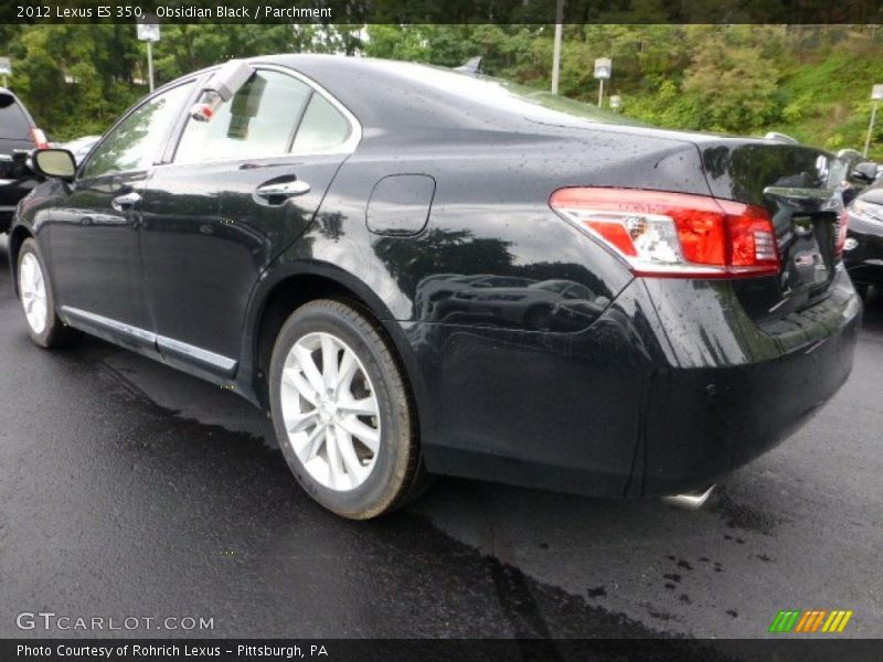 Obsidian Black / Parchment 2012 Lexus ES 350