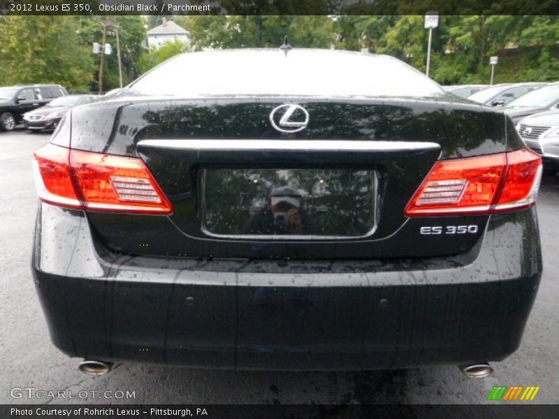Obsidian Black / Parchment 2012 Lexus ES 350