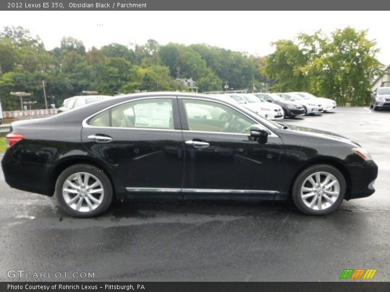 Obsidian Black / Parchment 2012 Lexus ES 350