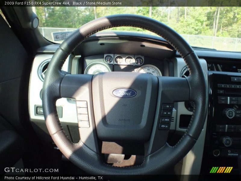 Black / Stone/Medium Stone 2009 Ford F150 FX4 SuperCrew 4x4