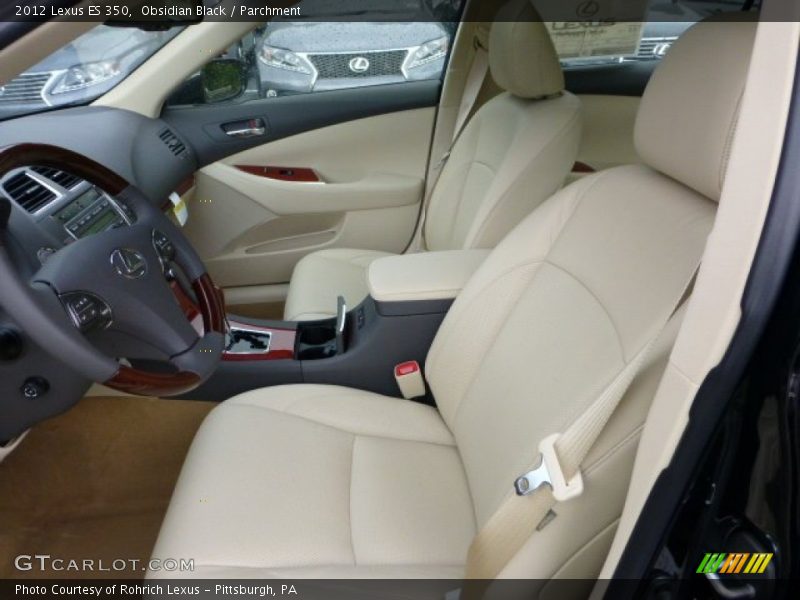 Obsidian Black / Parchment 2012 Lexus ES 350