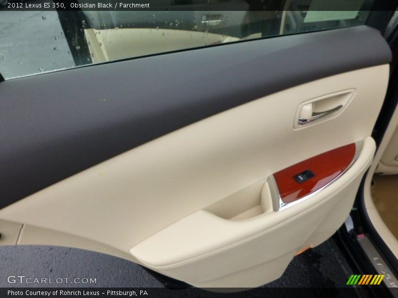 Obsidian Black / Parchment 2012 Lexus ES 350