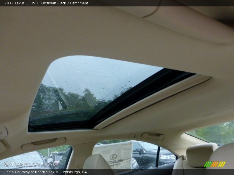 Obsidian Black / Parchment 2012 Lexus ES 350