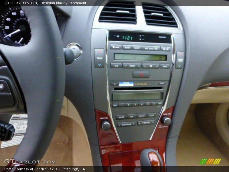 Obsidian Black / Parchment 2012 Lexus ES 350