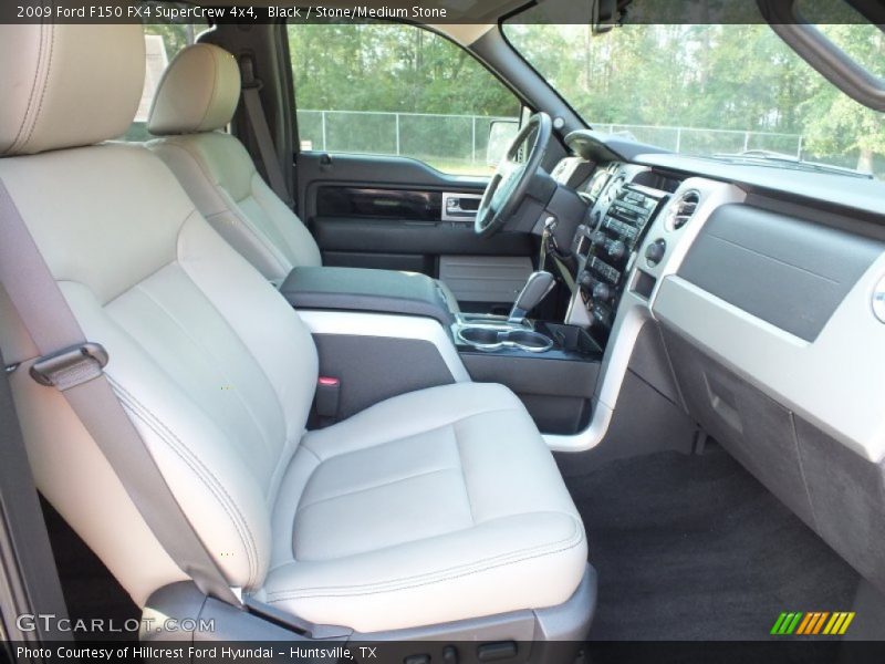 Black / Stone/Medium Stone 2009 Ford F150 FX4 SuperCrew 4x4