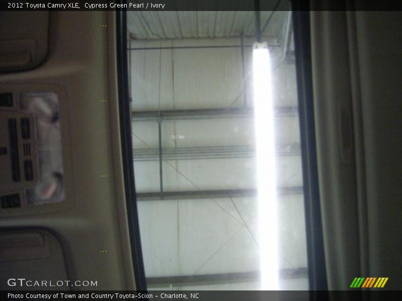 Cypress Green Pearl / Ivory 2012 Toyota Camry XLE