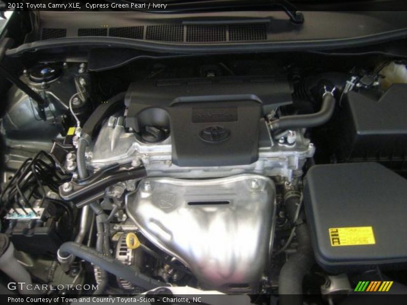 Cypress Green Pearl / Ivory 2012 Toyota Camry XLE