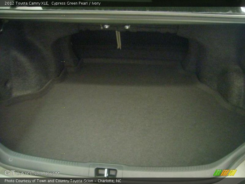 Cypress Green Pearl / Ivory 2012 Toyota Camry XLE