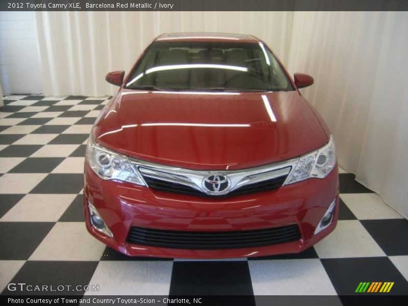 Barcelona Red Metallic / Ivory 2012 Toyota Camry XLE