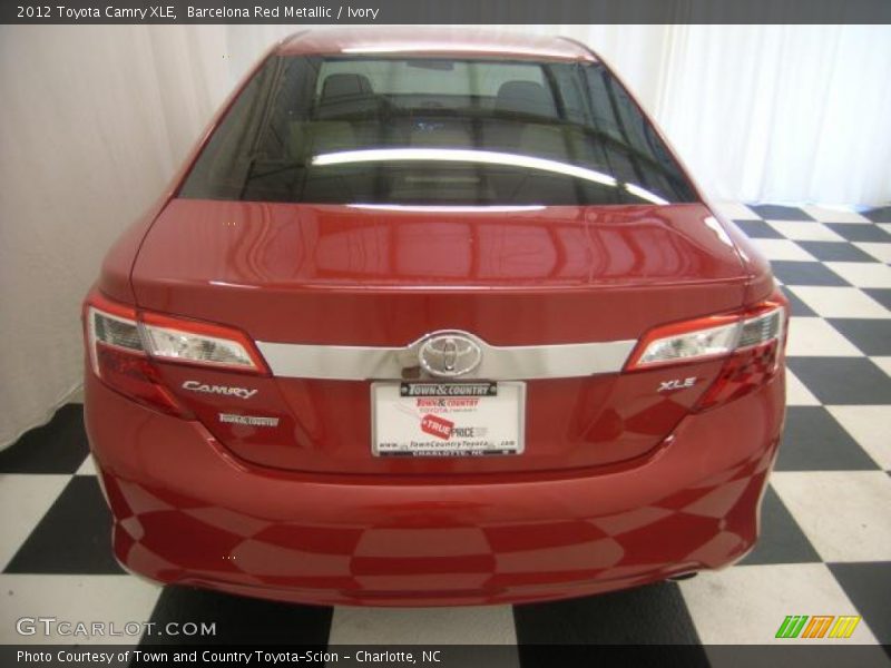 Barcelona Red Metallic / Ivory 2012 Toyota Camry XLE