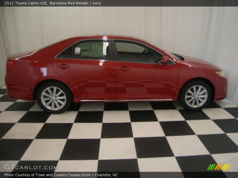 Barcelona Red Metallic / Ivory 2012 Toyota Camry XLE
