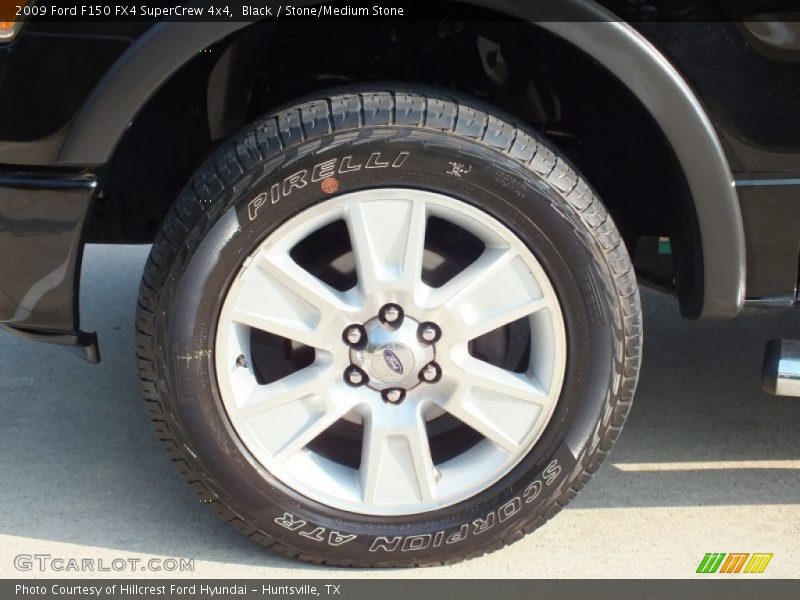 Black / Stone/Medium Stone 2009 Ford F150 FX4 SuperCrew 4x4