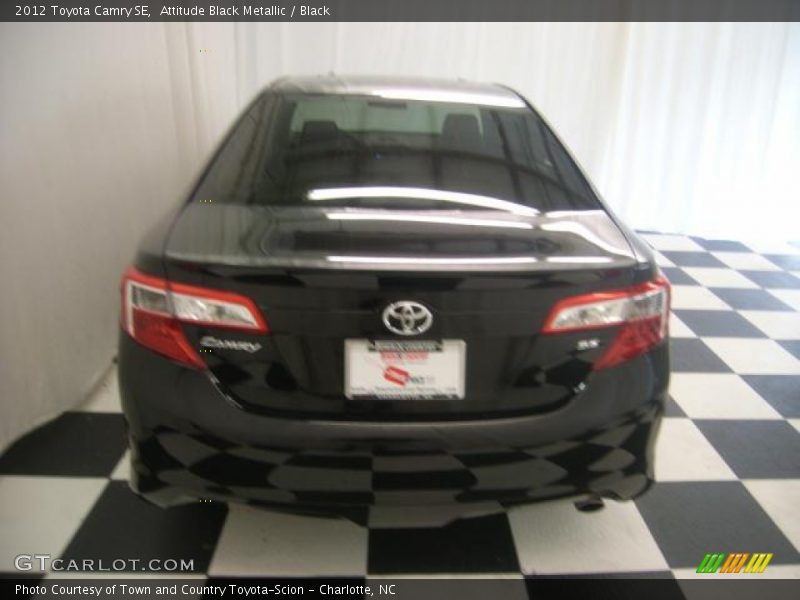 Attitude Black Metallic / Black 2012 Toyota Camry SE