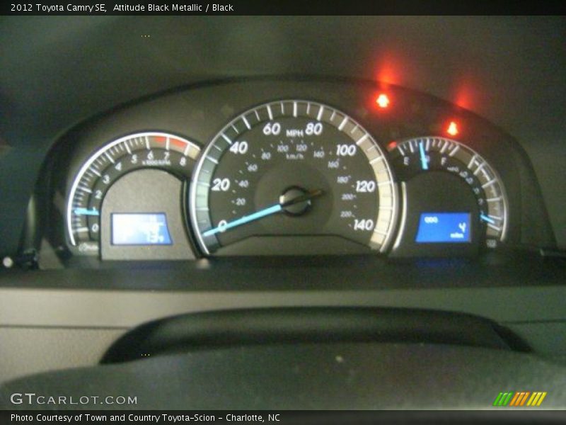 Attitude Black Metallic / Black 2012 Toyota Camry SE