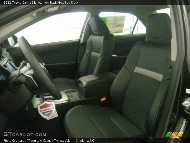 Attitude Black Metallic / Black 2012 Toyota Camry SE