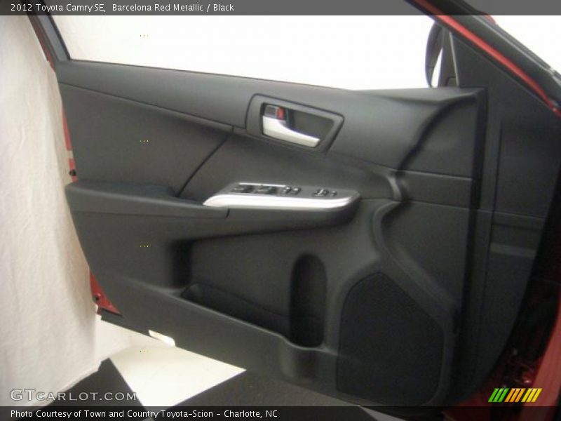 Barcelona Red Metallic / Black 2012 Toyota Camry SE