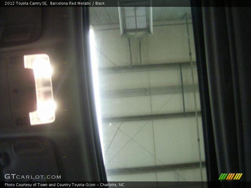 Barcelona Red Metallic / Black 2012 Toyota Camry SE
