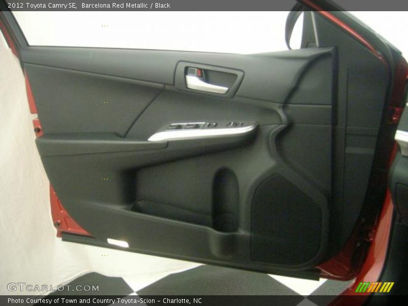 Barcelona Red Metallic / Black 2012 Toyota Camry SE