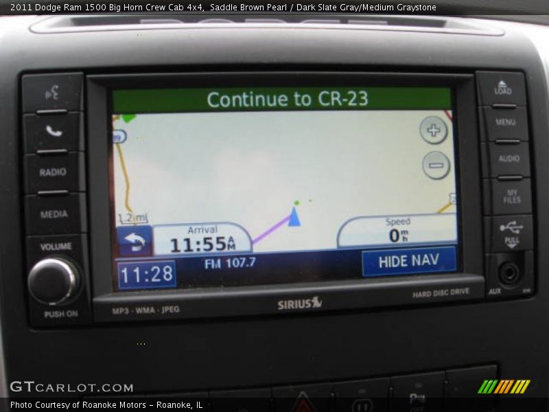 Saddle Brown Pearl / Dark Slate Gray/Medium Graystone 2011 Dodge Ram 1500 Big Horn Crew Cab 4x4