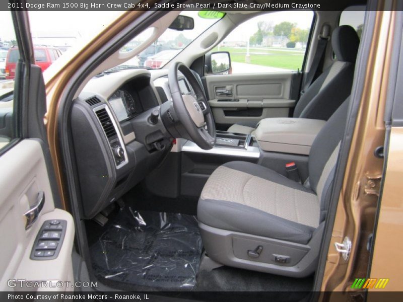 Saddle Brown Pearl / Dark Slate Gray/Medium Graystone 2011 Dodge Ram 1500 Big Horn Crew Cab 4x4