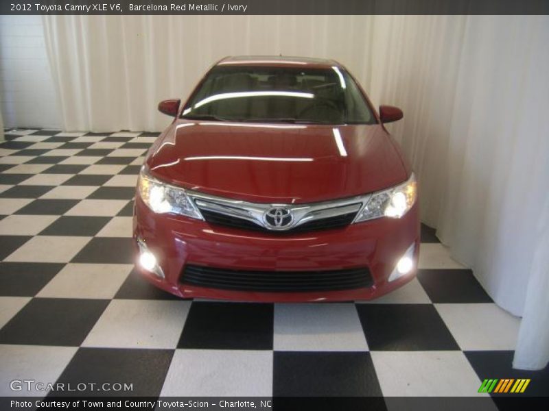 Barcelona Red Metallic / Ivory 2012 Toyota Camry XLE V6