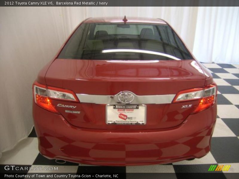 Barcelona Red Metallic / Ivory 2012 Toyota Camry XLE V6