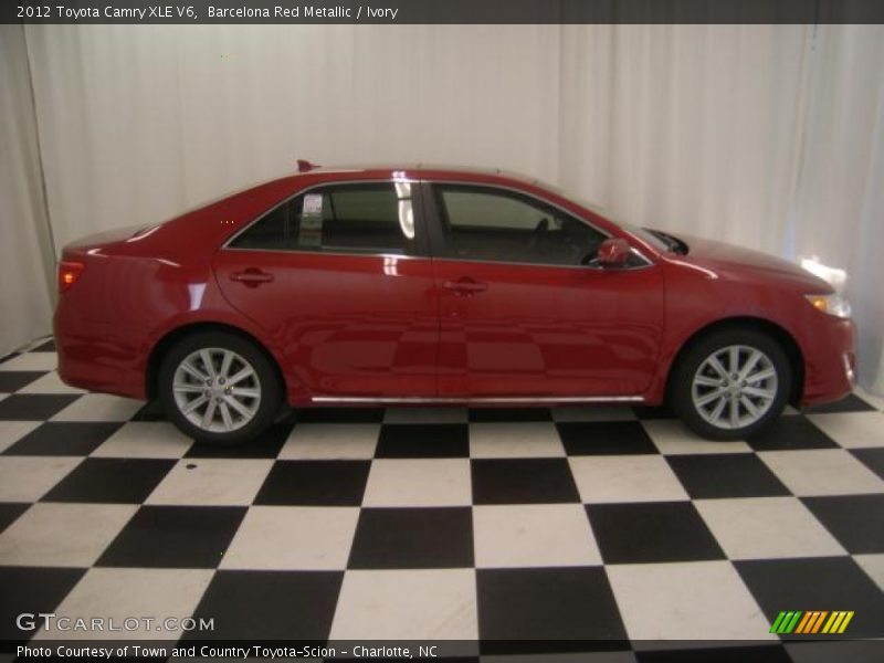 Barcelona Red Metallic / Ivory 2012 Toyota Camry XLE V6