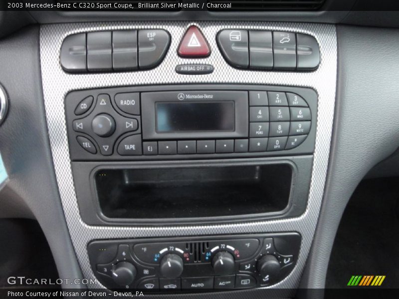 Controls of 2003 C C320 Sport Coupe