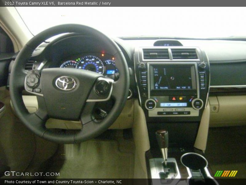 Barcelona Red Metallic / Ivory 2012 Toyota Camry XLE V6