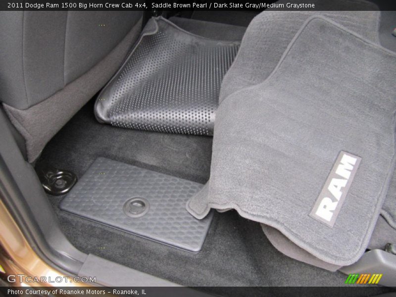 Saddle Brown Pearl / Dark Slate Gray/Medium Graystone 2011 Dodge Ram 1500 Big Horn Crew Cab 4x4