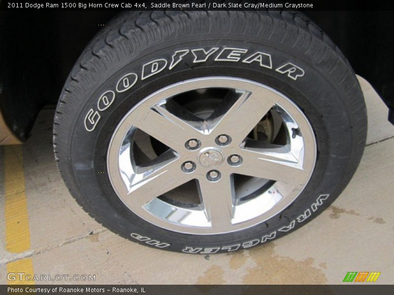 Saddle Brown Pearl / Dark Slate Gray/Medium Graystone 2011 Dodge Ram 1500 Big Horn Crew Cab 4x4