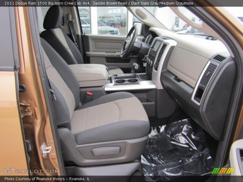 Saddle Brown Pearl / Dark Slate Gray/Medium Graystone 2011 Dodge Ram 1500 Big Horn Crew Cab 4x4