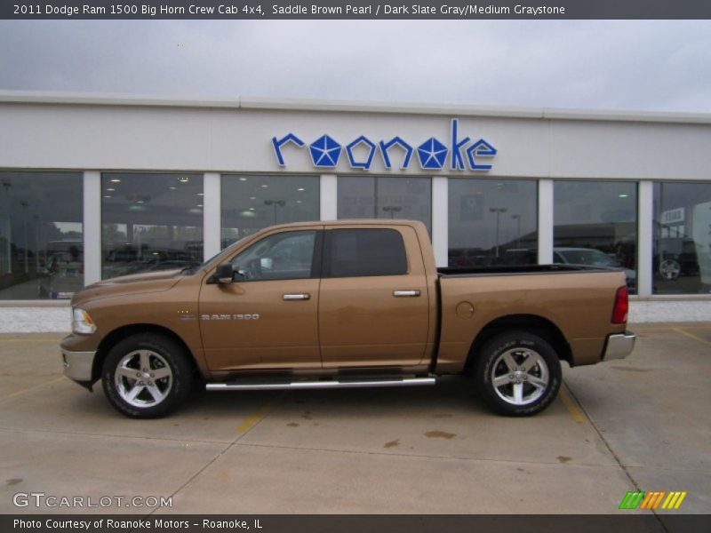 Saddle Brown Pearl / Dark Slate Gray/Medium Graystone 2011 Dodge Ram 1500 Big Horn Crew Cab 4x4