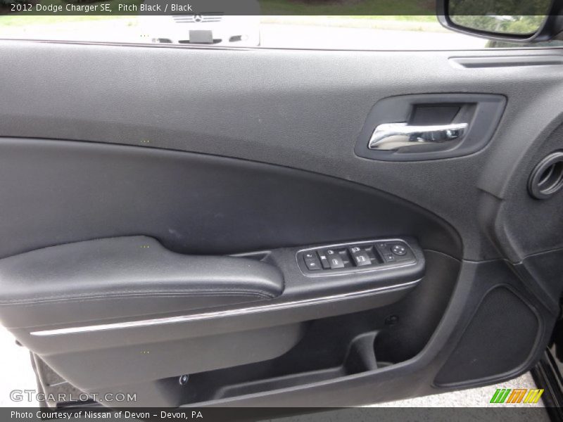 Pitch Black / Black 2012 Dodge Charger SE
